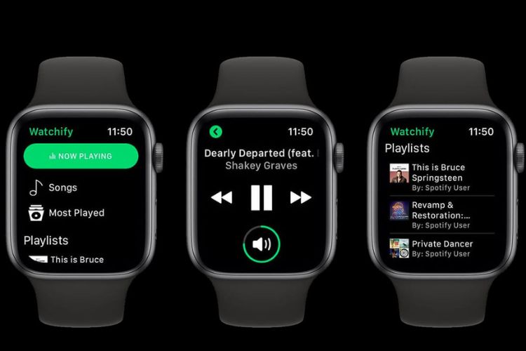Người dùng có thể hát nhạc trực tiếp từ Spotify trên Apple Watch