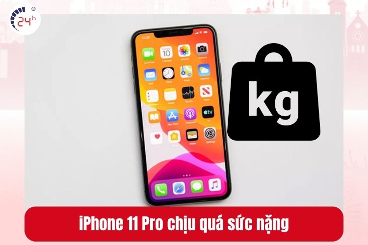 iPhone 11 Pro chịu quá sức nặng