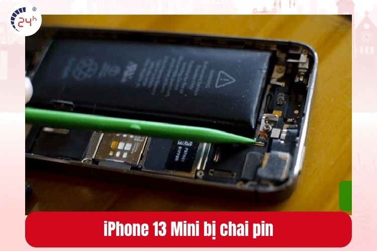 iPhone 13 Mini bị chai pin