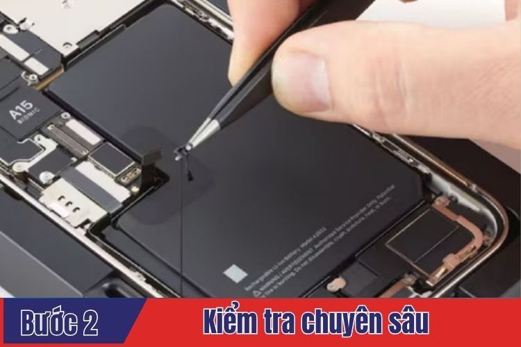 Kiểm tra chuyên sâu trình trạng iPhone 16 cần thay mặt kính