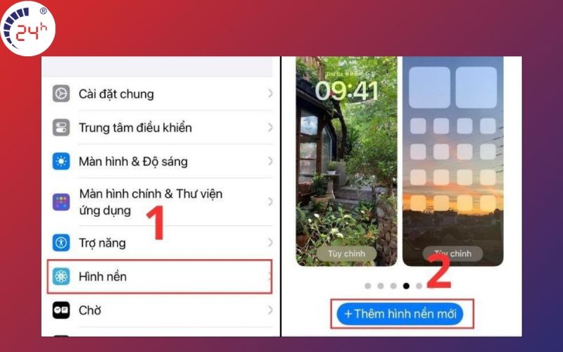 Cách cài hình nền iPhone nhiều ảnh