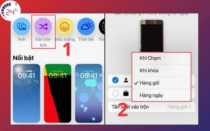 Cách cài hình nền iPhone nhiều ảnh