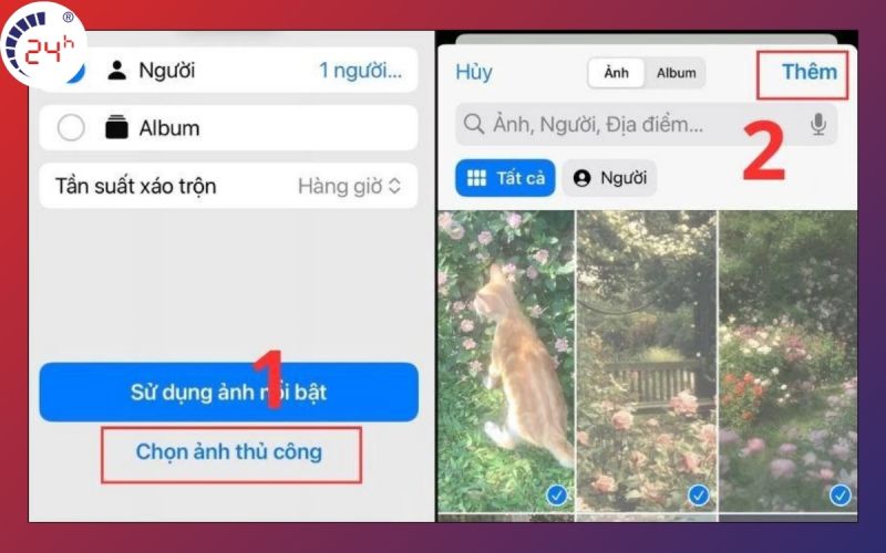 Cách cài hình nền iPhone nhiều ảnh