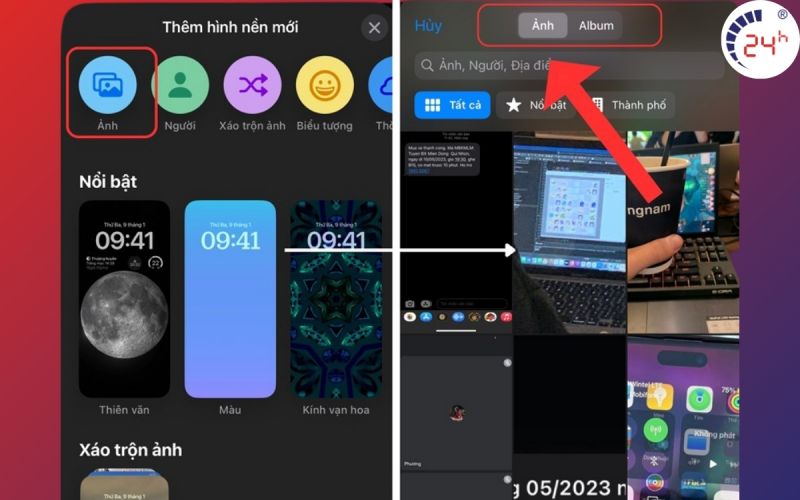 Cách cài hình nền iPhone iOS 17