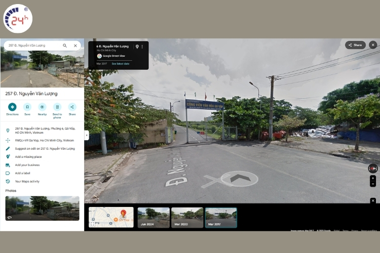 Cách xem lại nhà cũ trên Google Maps xung quanh