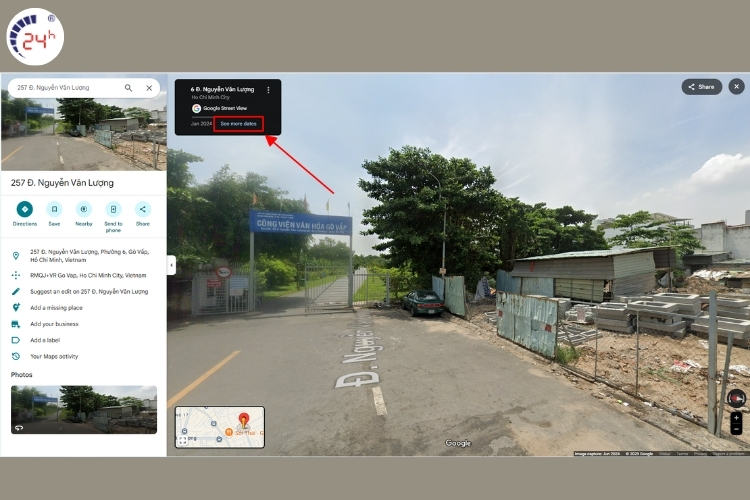 Cách xem lại nhà cũ trên Google Maps với chế độ theo thời gian