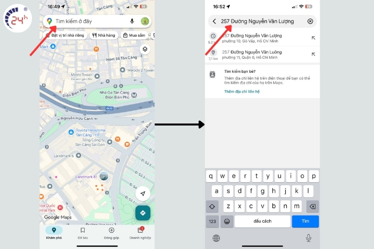 Cách xem nhà cũ trên Google Maps trên điện thoại trên Android