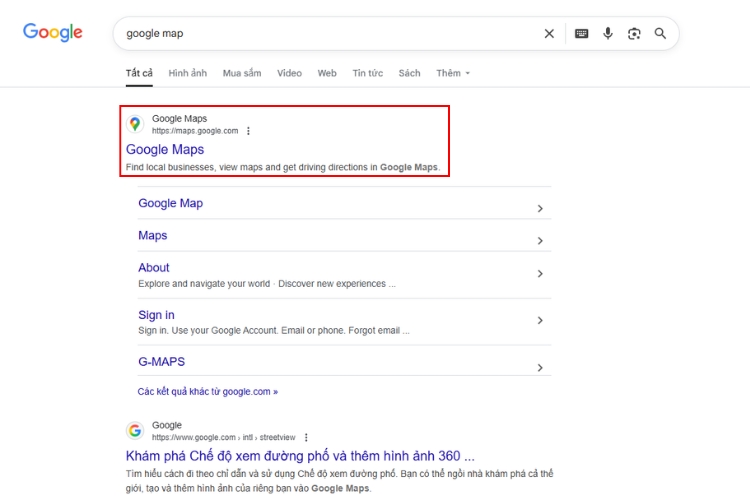 Cách xem lại nhà cũ trên Google Maps bằng máy tính