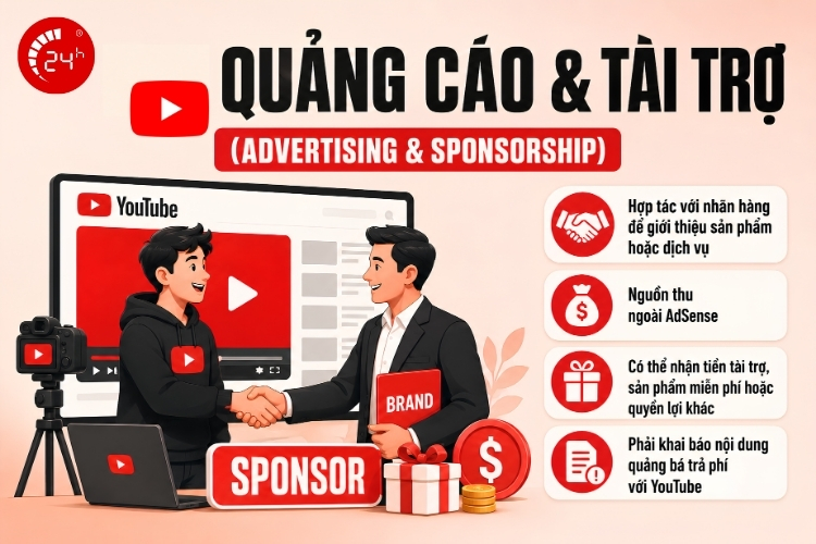 Cách kiếm tiền từ Youtube