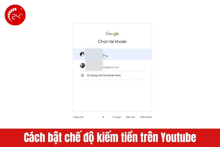 Mở tính năng kiếm tiền trên ứng dụng Youtube B7