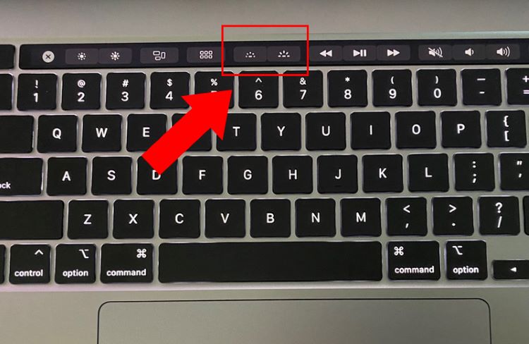 Bật đèn nền bàn phím MacBook