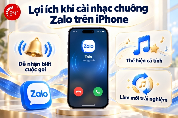 Lợi ích khi cài nhạc chuông Zalo trên iPhone