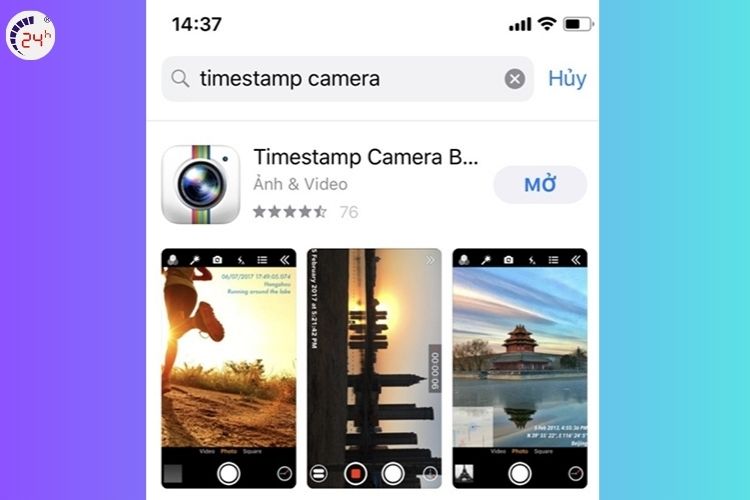 Tải và cài đặt ứng dụng Timestamp Camera trên App Store