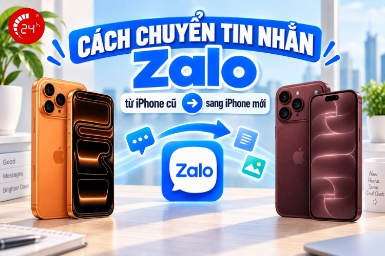 Cách chuyển tin nhắn Zalo từ iPhone cũ sang iPhone mới