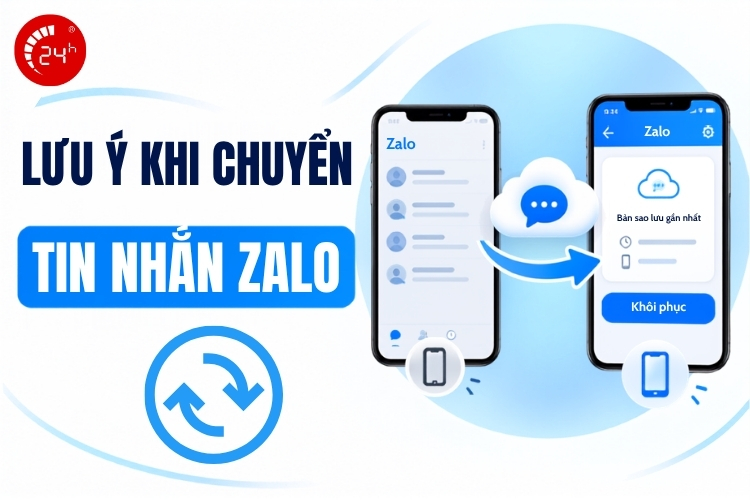 Lưu ý khi chuyển tin nhắn Zalo từ iPhone cũ sang iPhone mới