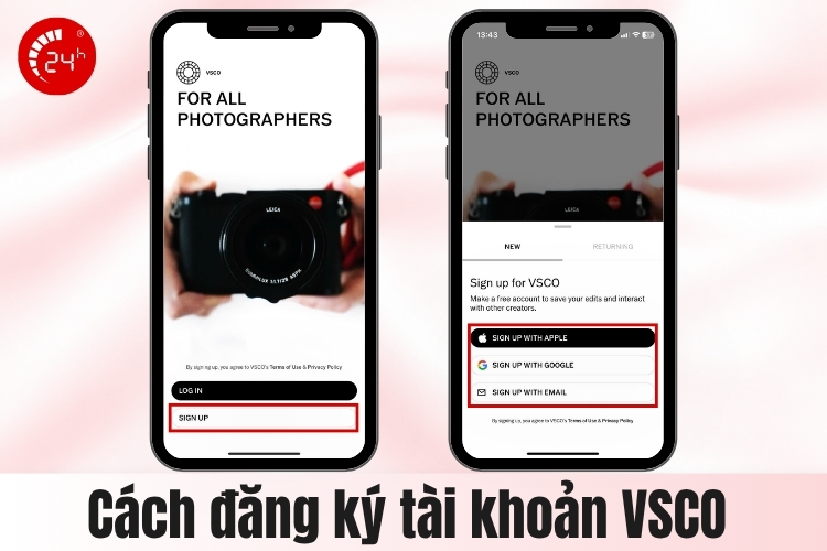 Cách đăng ký toàn khoản VSCO B1