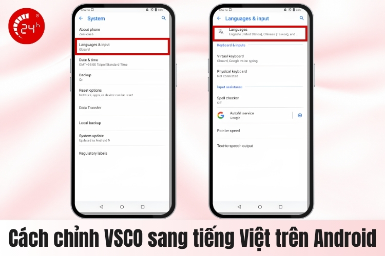 Cách đổi sang tiếng Việt trên VSCO B2