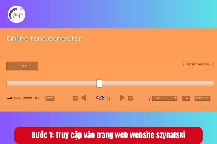 Bước 1: Truy cập vào trang web website szynalski
