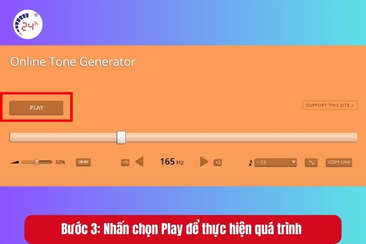 Bước 3: Nhấn chọn Play để thực hiện quá trình trong vài phút