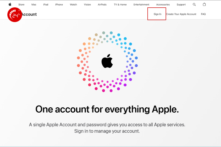 đổi mật khẩu icloud trên web