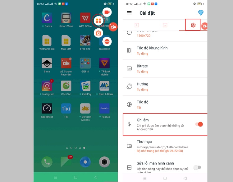 Người dùng Android có thể sử dụng ứng dụng AZ để ghi âm cuộc gọi Messenger
