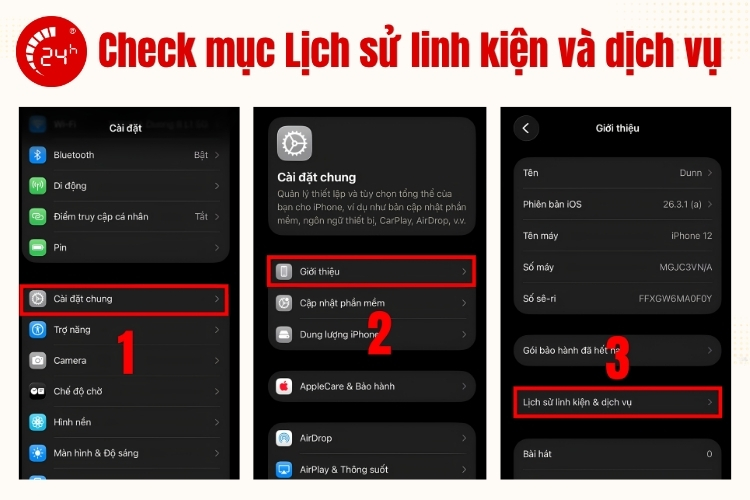 Kiểm tra pin iPhone có phải pin zin trên điện thoại