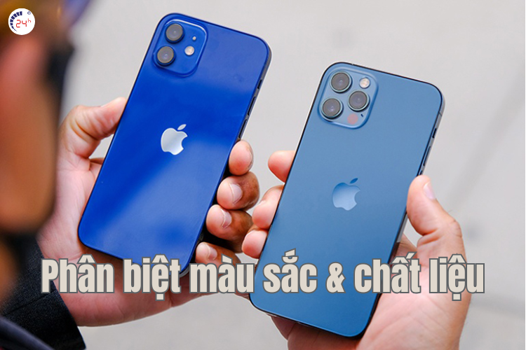 phân biệt màu sắc và chất liệu