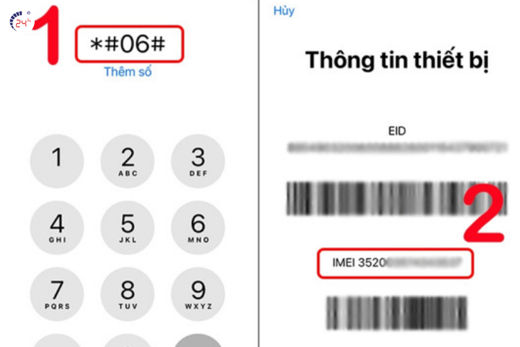 tra số IMEI bằng điện thoại