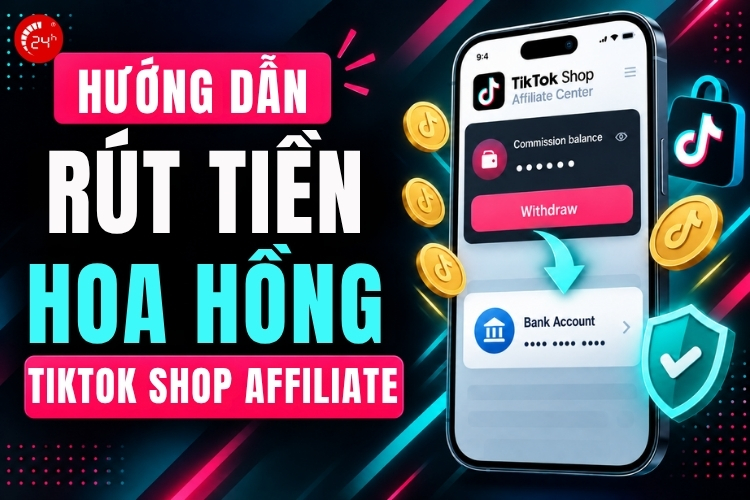 Hướng dẫn rút tiền hoa hồng TikTok Shop Affiliate