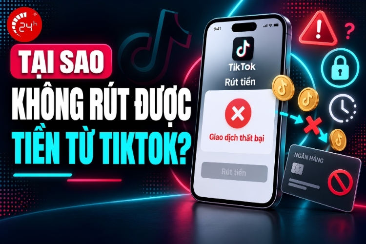 Tại sao không rút được tiền từ TikTok