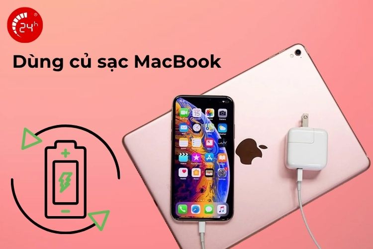 Dùng củ sạc MacBook làm sạc pin nhanh cho iPhone