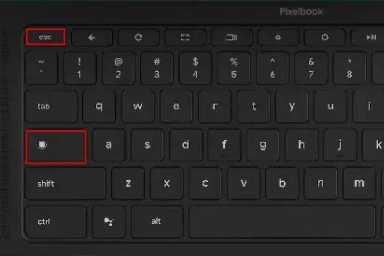 Nhấn tổ hợp phím “Tìm kiếm + Esc” trên Chromebook để mở Trình quản lý tác vụ