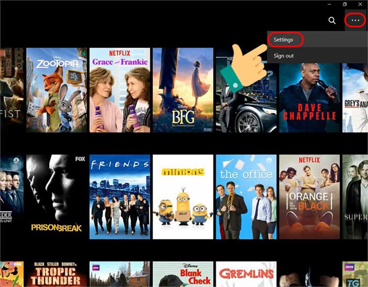 Cách tải phim trên Netflix về máy tính