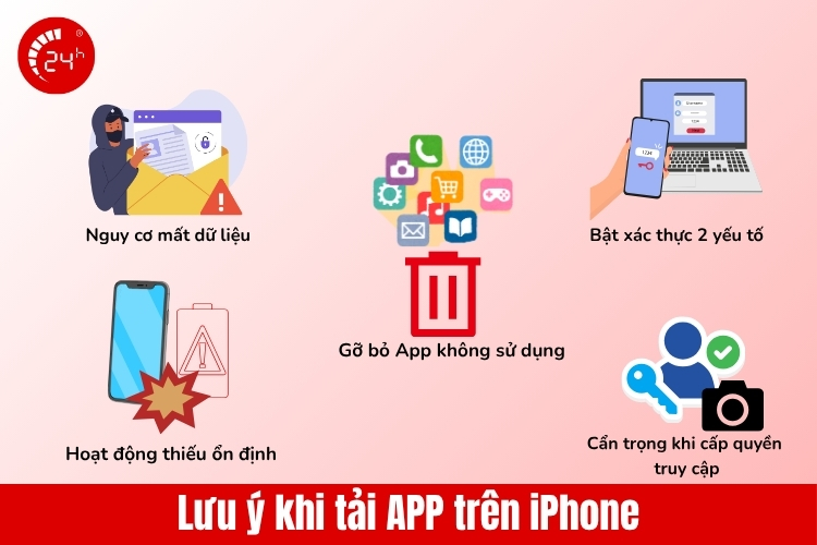 Lưu ý khi tải ứng dụng không cần ID Apple