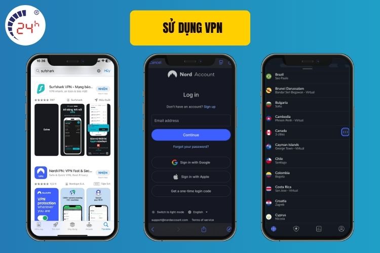 Sử dụng VPN