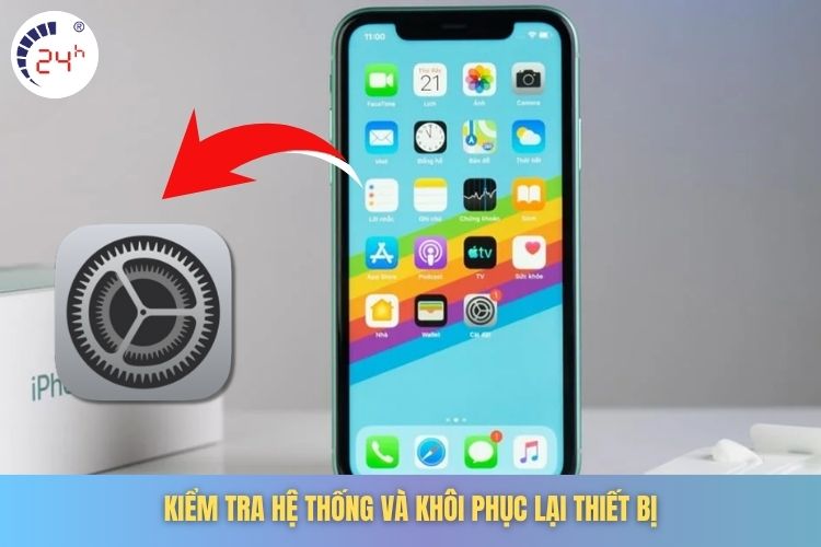 Kiểm tra hệ thống và khôi phục lại thiết bị