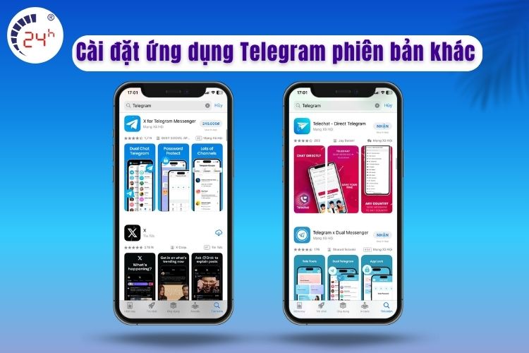 Cài đặt ứng dụng Telegram phiên bản khác