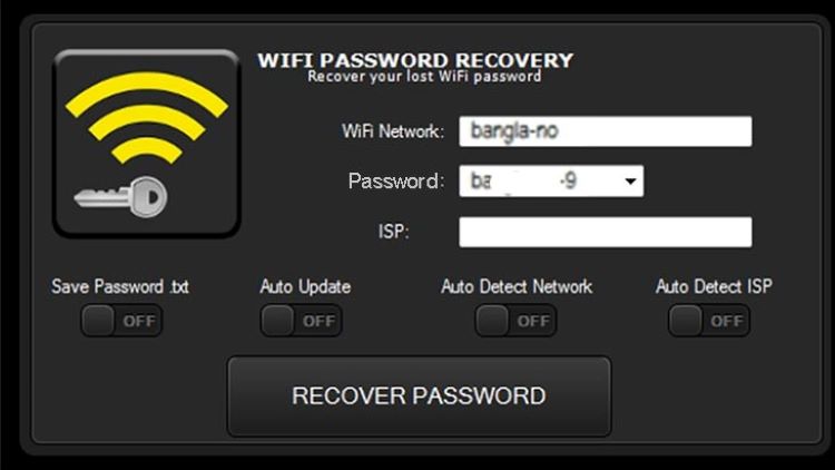 Dùng phần mềm Wifi Passwords