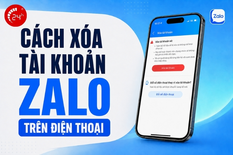 Cách xóa tài khoản Zalo