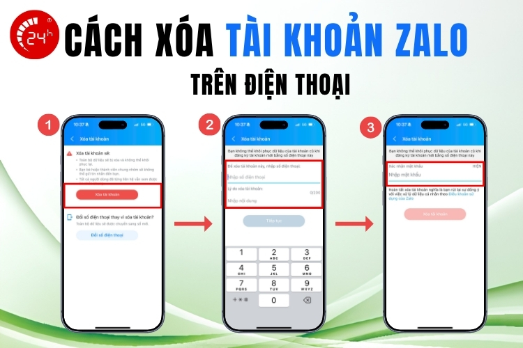 Hướng dẫn cách xóa tài khoản Zalo trên điện thoại