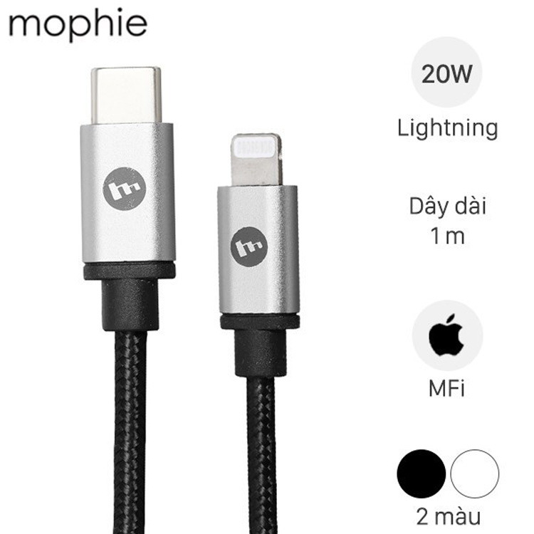 cáp Mophie USB-C to Lightning 1M ở đâu bán