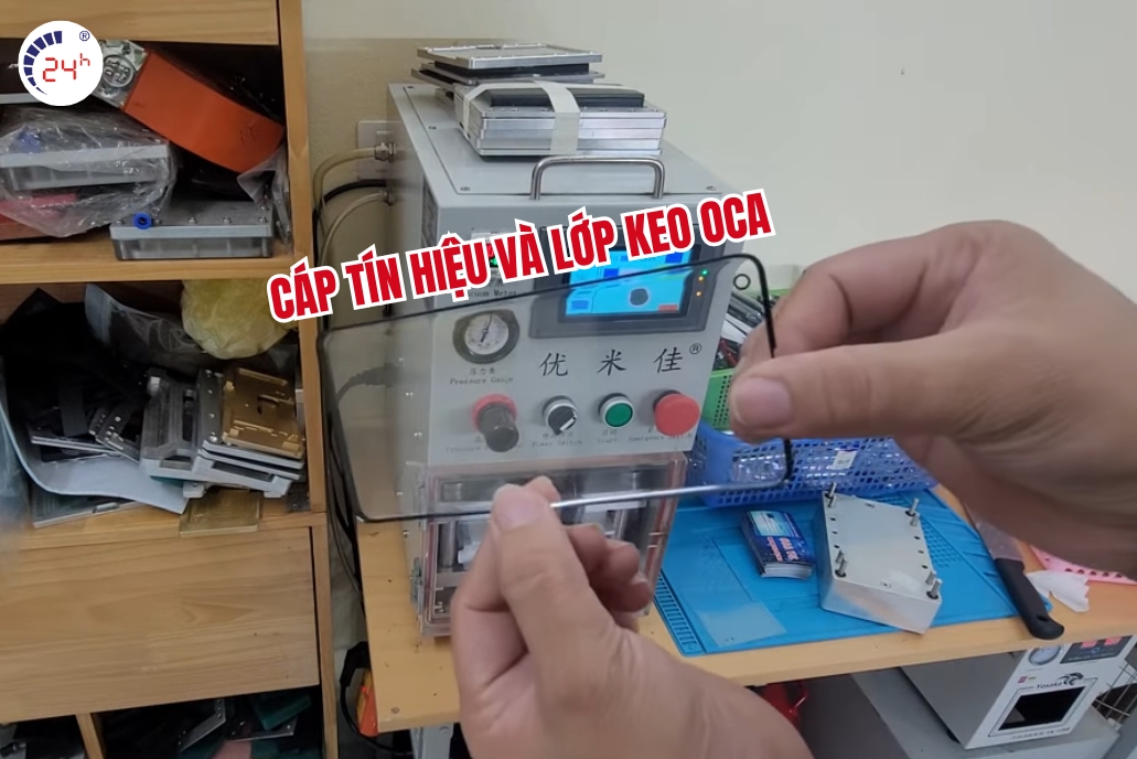 Cáp tín hiệu và lớp keo OCA