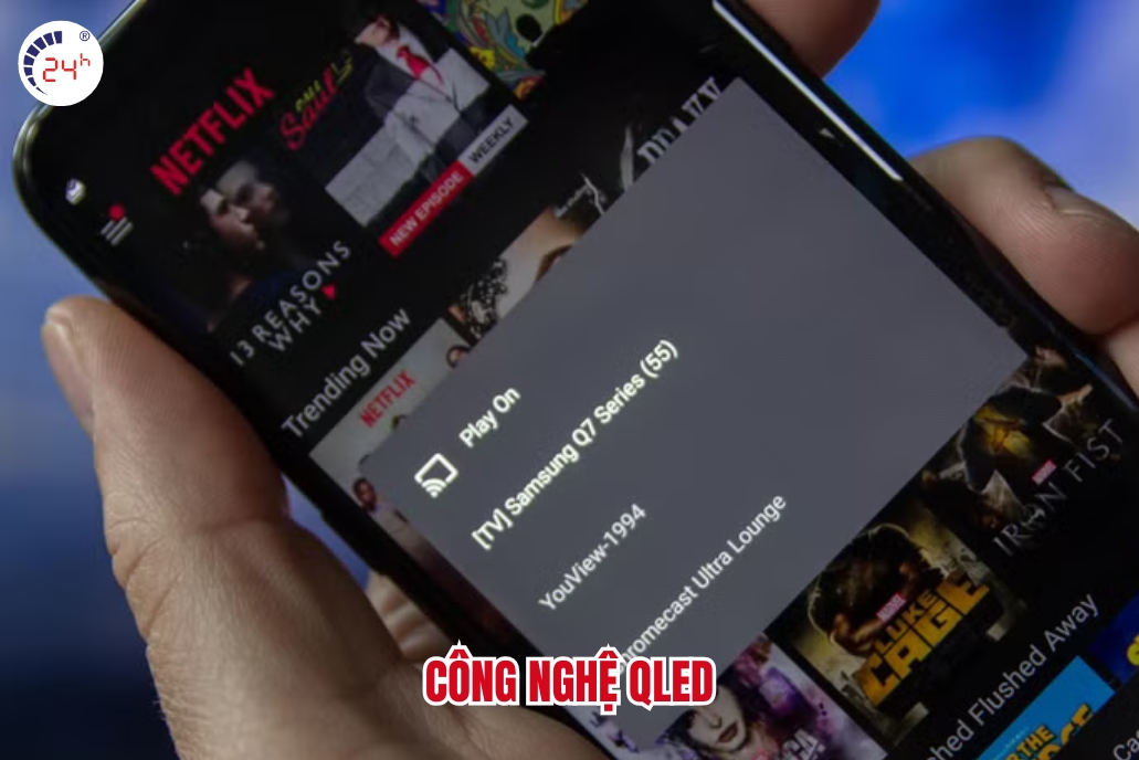 Màn hình điện thoại công nghệ QLED