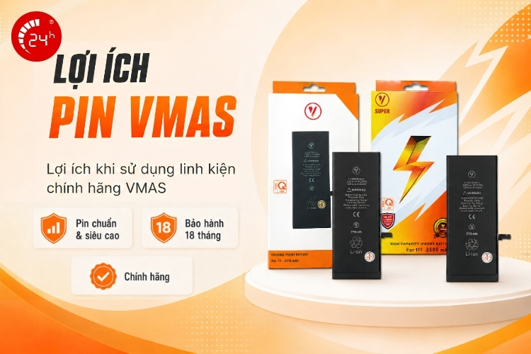 Lợi ích khi sử dụng pin VMAS chính hãng