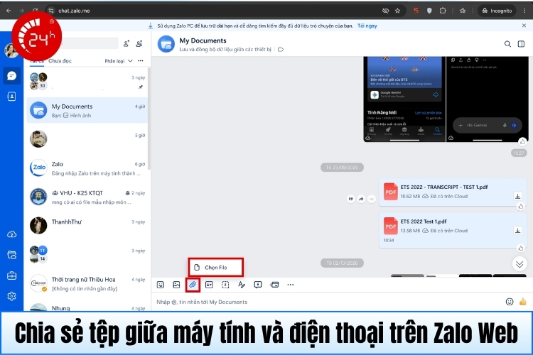 Chia sẻ tệp giữa máy tính và điện thoại B1