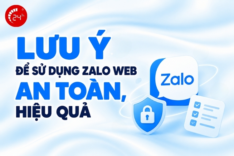 Lưu ý để sử dụng Zalo Web an toàn