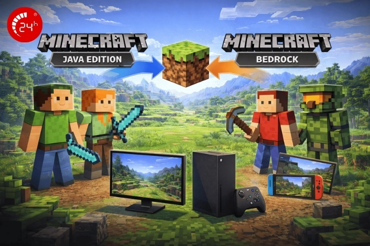So sánh Minecraft Bedrock Edition và Minecraft Java Edition