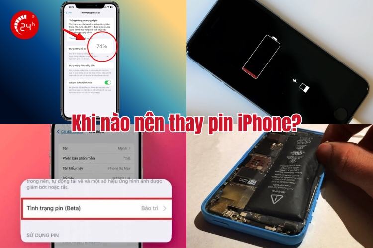 khi nào nên thay pin iphone
