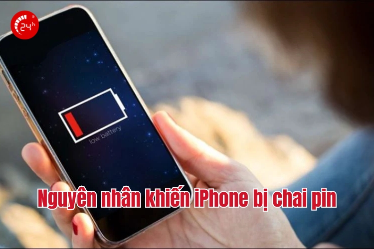 nguyên iphone chai pin
