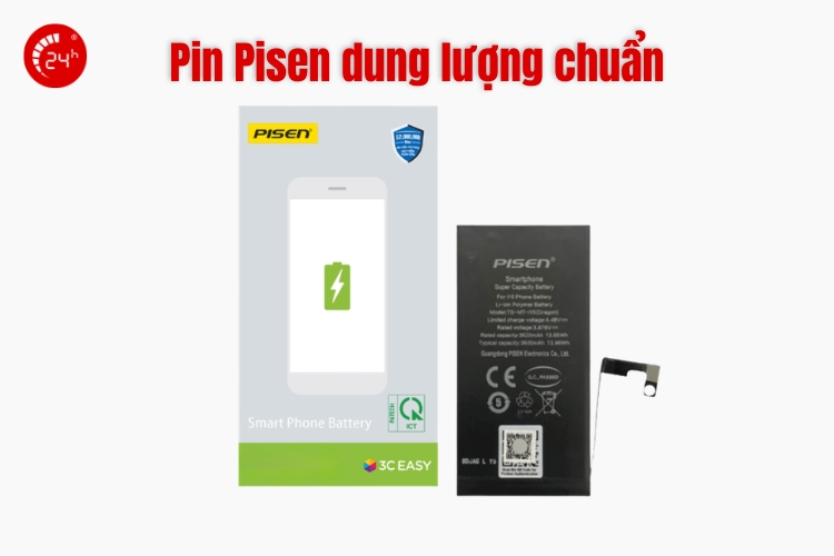 pin pisen dung lượng chuẩn